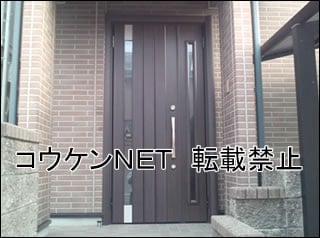 愛知県Ｗ様 リシェント 玄関ドア 800型 親子 施工例