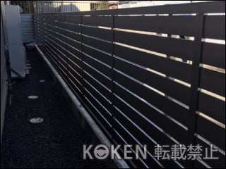 千葉県Ｋ様 フェンス施工例