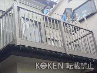 神奈川県相模原市Ｈ様 ビューステージ Hスタイル 縦太格子（屋根置き式） 施工例