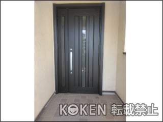 神奈川県鎌倉市Ｙ様 リシェント 玄関ドア3 C12N型 親子 施工例