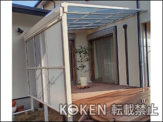 福岡県Ｔ様 テラス屋根施工例